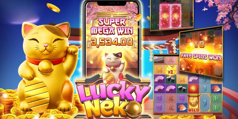 Giao diện game nổ hũ uy tín Lucky Neko